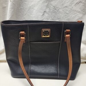 New Dooney & Bourke Small Lexington, Black (BL), R342 Shopper Tote Handbag Purse
